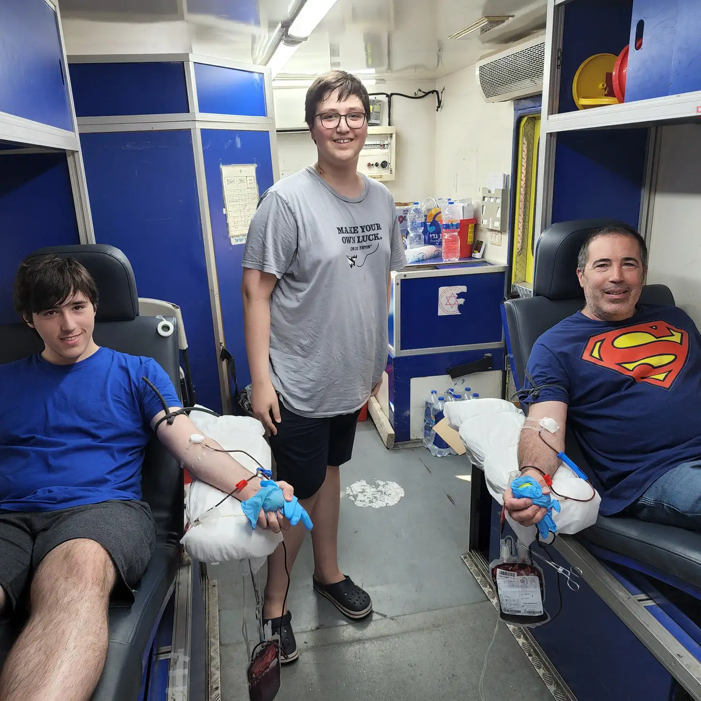 עומר ויונתן רכס תרמו דם ב- 23.7.2024